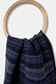 Vlněná šála Weekend Max Mara PAGELLA 2525546085600 námořnická modř AW25