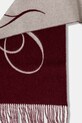 Tommy Hilfiger esarfa de lana AW0AW17786 burgundia AW25