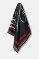 Tommy Hilfiger apaszka jedwabna tkanina granatowy AW0AW17967