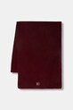 Guess eșarfă cu lână BRENTON uni burgundia AW5437.POL03