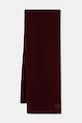 Guess szalik z dodatkiem wełny BRENTON dzianina bordowy AW5437.POL03
