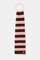 Pepe Jeans szalik dzianina bordowy PL0600003