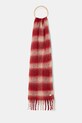 Pepe Jeans szalik dzianina bordowy PL1100002