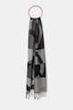 Шал Twinset трикотаж сив 252TA4170
