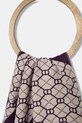 Twinset szalik 252TO5060 fioletowy AW25