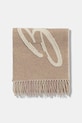 BOSS szalik z dodatkiem wełny 50558654 beżowy AW25