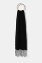 Шарф Tommy Hilfiger трикотаж чёрный AW0AW17793