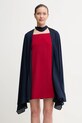 Pedro del Hierro szal tkanina granatowy 4962457