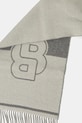 BOSS eșarfă de lână 50533865 gri AW25