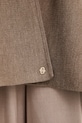 BOSS poncho z dodatkiem wełny 50551146 brązowy