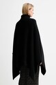 Oblečenie Pončo s prímesou vlny BOSS Larenia_poncho 50551146 čierna
