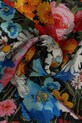 Moschino chusta wełniana czarny M3279.3277
