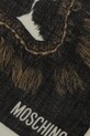 Moschino chusta wełniana czarny M3299.3226