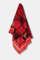 Moschino foulard in seta tessuto rosso M5842.50221