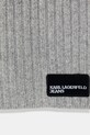 Accesorii Karl Lagerfeld Jeans eșarfă din amestec de lână A4W33084 gri