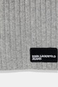 Accesorii Karl Lagerfeld Jeans eșarfă din amestec de lână A4W33084 gri
