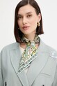 Tory Burch selyem kendő Dream Paisley Silk selyem kék 177165.960