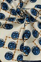 Akcesoria Tory Burch apaszka jedwabna Stamped T Monogram 178248.100 beżowy