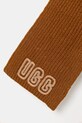 UGG szalik z domieszką wełny CHUNKY 102787 brązowy AW25