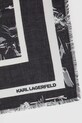 Αξεσουάρ Μεταξωτό φουλάρι Karl Lagerfeld A4W33116 μαύρο