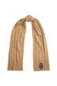 Шарф з додаванням вовни Lauren Ralph Lauren трикотаж коричневий 454P04456