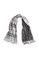 Шарф з домішкою вовни Lauren Ralph Lauren тканина сірий 454P04496