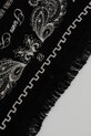 Кашмирен тънък шал FROM FUTURE AFO03309 черен AW25