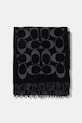 Coach eșarfă de lână 29COWC540671 negru AW25