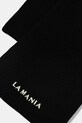 Akcesoria La Mania szalik wełniany MERINOWOOL MERINOWOOL czarny