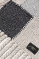 Akcesoria GANNI szalik z dodatkiem wełny Wool Cotton Bubble A6662 szary