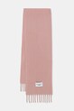 Marc O'Polo szalik wełniany tkanina różowy 5000007136