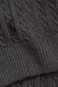 Polo Ralph Lauren szalik bawełniany dziecięcy 313978908001 szary AW25
