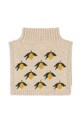 Konges Sløjd komin z dodatkiem wełny dziecięcy BELOU LEMON KNIT NECKWARMER. KS101425.9BYA beżowy AW25