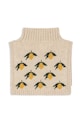 Konges Sløjd komin z dodatkiem wełny dziecięcy BELOU LEMON KNIT NECKWARMER. KS101425.9BYA beżowy AW25