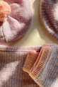 Konges Sløjd komin z dodatkiem alpaki dziecięcy BERLE NECKWARMER KS103719.9BYA fioletowy