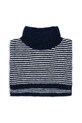 Konges Sløjd komin z dodatkiem alpaki dziecięcy BERLE NECKWARMER średniej grubości granatowy KS103719.9BYA
