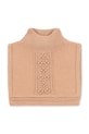 Konges Sløjd komin wełniany dziecięcy CABBY NECKWARMER wełna pomarańczowy KS103452.9BYA