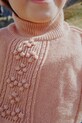 Παιδική μάλλινη κουκούλα Konges Sløjd CABBY NECKWARMER KS103452.9BYA πορτοκαλί
