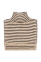 Konges Sløjd komin wełniany dziecięcy LOULI NECKWARMER wełna beżowy KS103501.9BYA