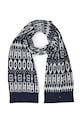 Детский хлопковый шарф Tommy Hilfiger KB0KB10133.9BYA тёмно-синий AW25