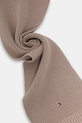 Tommy Hilfiger szalik bawełniany dziecięcy AU0AU02010.9BYA beżowy AW25
