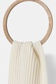 United Colors of Benetton szalik z wełną dziecięcy 126WGU005.P.seasonal beżowy AW25
