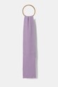United Colors of Benetton fular de lână pentru copii uni violet 126WGU005.P.seasonal