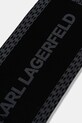 Karl Lagerfeld szalik z dodatkiem wełny 554136.805001 czarny AW25