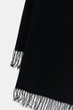 Šal Sisley 6GLYSU00U črna AW25