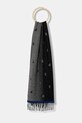 Paul Smith szalik wełniany wełna czarny M1A.150C.T711