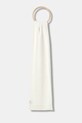 Calvin Klein sciarpa in lana a maglia pesante bianco LV04D8066G