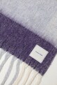 Akcesoria Calvin Klein szalik z dodatkiem wełny LV04D8070G fioletowy