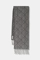 Шарф с добавлением шерсти Calvin Klein средней плотности серый LV04D8072G