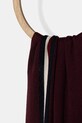 Tommy Hilfiger szalik z dodatkiem wełny AM0AM13595 bordowy AW25